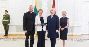 G. Arlickaitė su D. Grybauskaite
