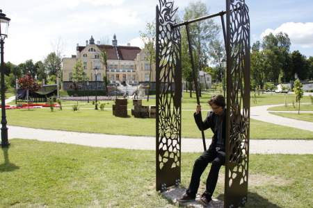 CHAIMO FRENKELIO VILOS PARKĄ PAPUOŠĖ SECESIJOS STILIAUS SŪPYNĖS